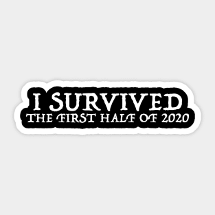 I Survived the First Half of 2020 Sticker